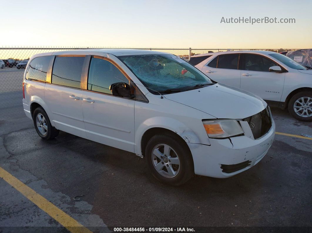 2010 Dodge Grand Caravan Se White vin: 2D4RN4DE9AR384330