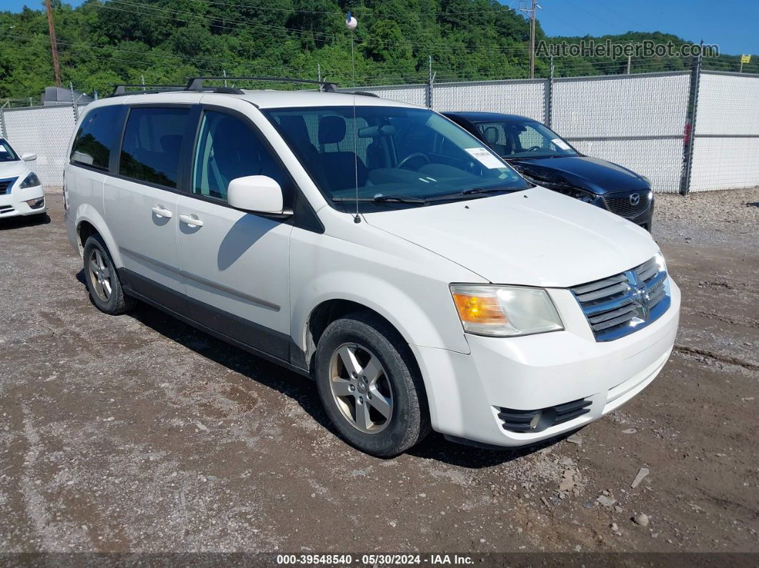 2010 Dodge Grand Caravan Sxt White vin: 2D4RN5D10AR120383