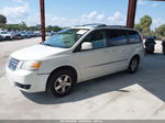 2010 Dodge Grand Caravan Sxt White vin: 2D4RN5D10AR121422