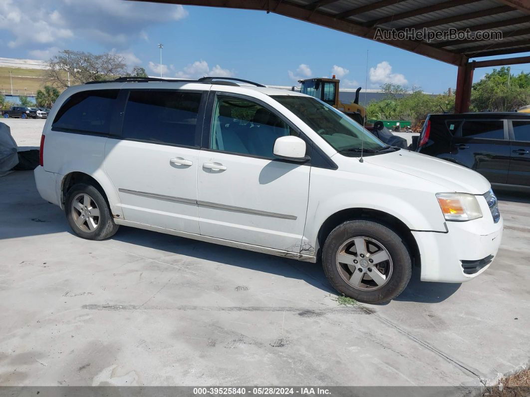 2010 Dodge Grand Caravan Sxt White vin: 2D4RN5D10AR121422