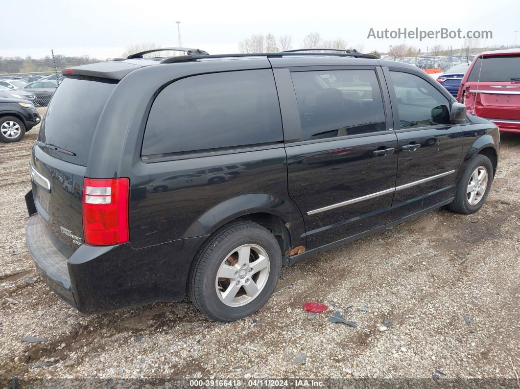 2010 Dodge Grand Caravan Sxt Black vin: 2D4RN5D10AR209631