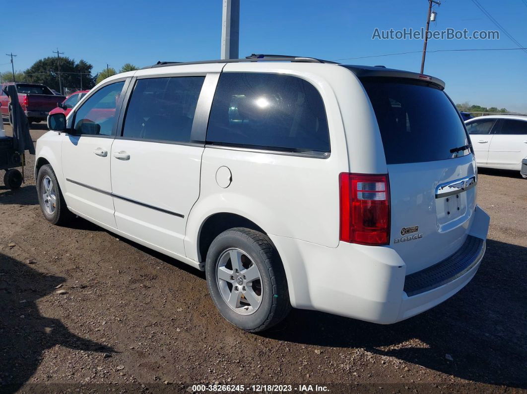 2010 Dodge Grand Caravan Sxt White vin: 2D4RN5D10AR210407