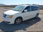 2010 Dodge Grand Caravan Sxt White vin: 2D4RN5D10AR433286