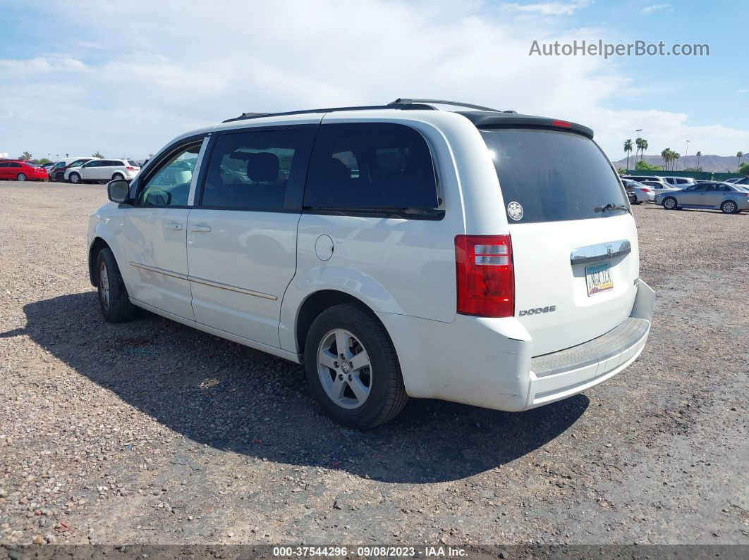 2010 Dodge Grand Caravan Sxt White vin: 2D4RN5D10AR433286