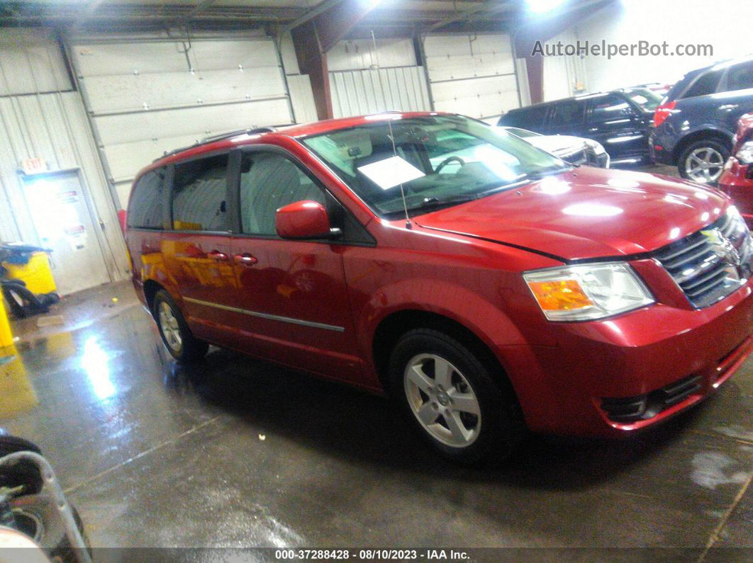 2010 Dodge Grand Caravan Sxt Red vin: 2D4RN5D10AR439993