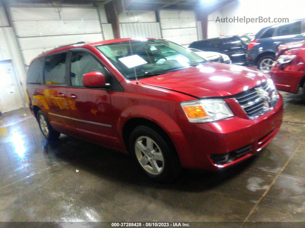 2010 Dodge Grand Caravan Sxt Red vin: 2D4RN5D10AR439993