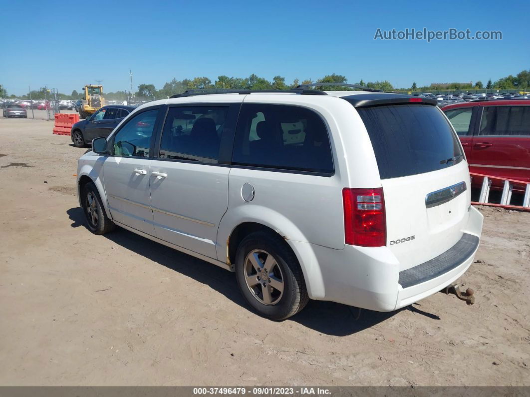 2010 Dodge Grand Caravan Sxt White vin: 2D4RN5D11AR219181