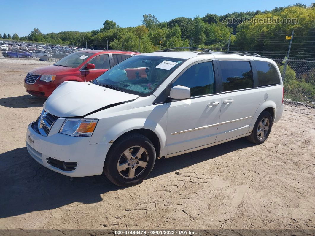 2010 Dodge Grand Caravan Sxt White vin: 2D4RN5D11AR219181