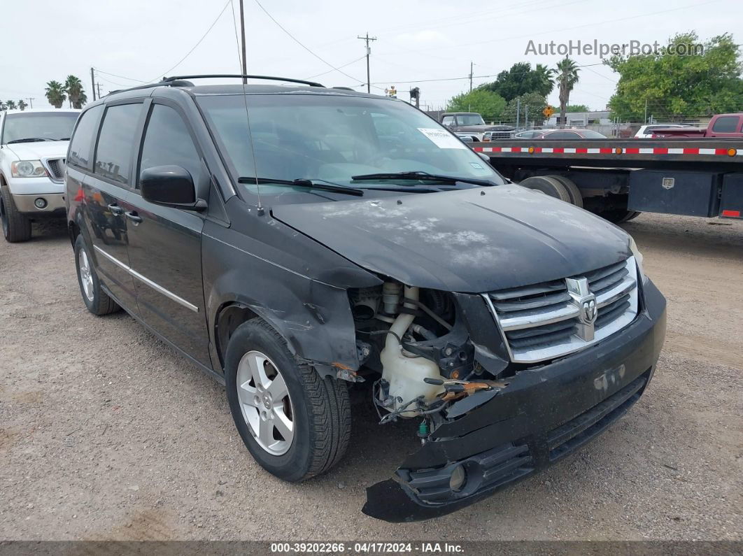 2010 Dodge Grand Caravan Sxt Black vin: 2D4RN5D11AR247742