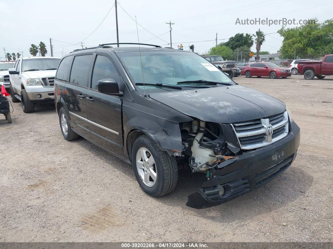 2010 Dodge Grand Caravan Sxt Black vin: 2D4RN5D11AR247742