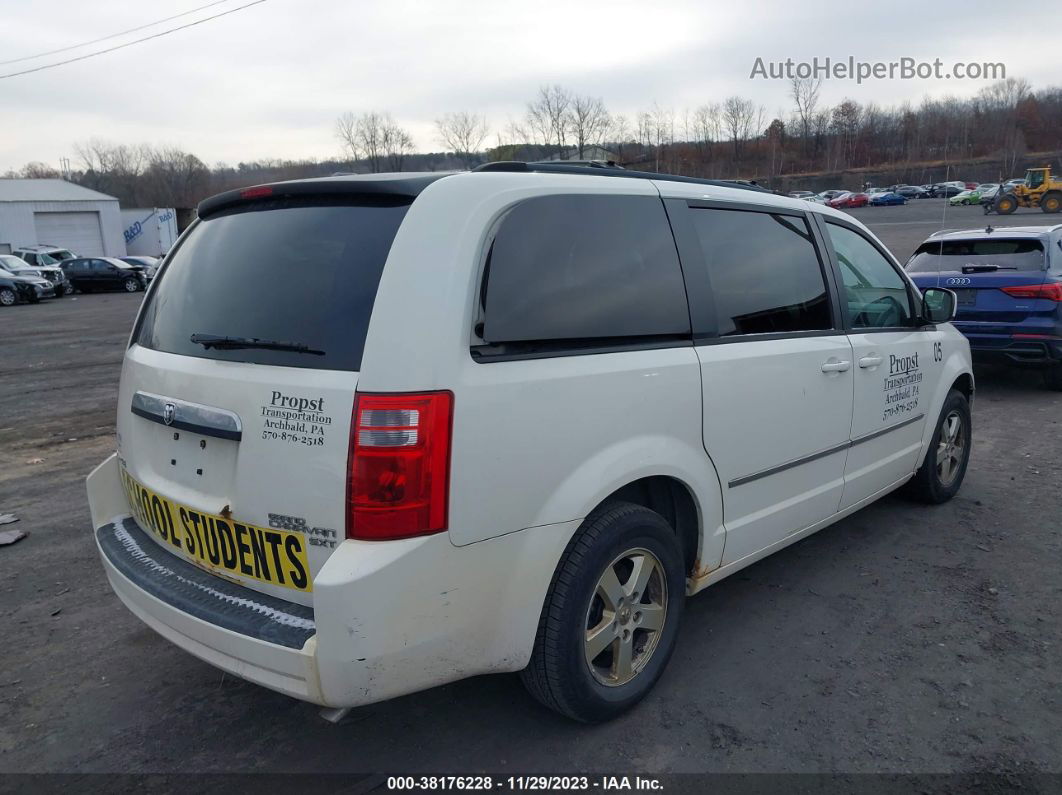 2010 Dodge Grand Caravan Sxt Белый vin: 2D4RN5D11AR317823