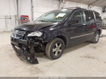 2010 Dodge Grand Caravan Sxt Black vin: 2D4RN5D11AR389007