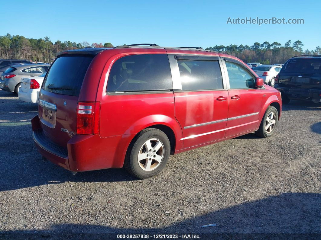 2010 Dodge Grand Caravan Sxt Red vin: 2D4RN5D11AR395826