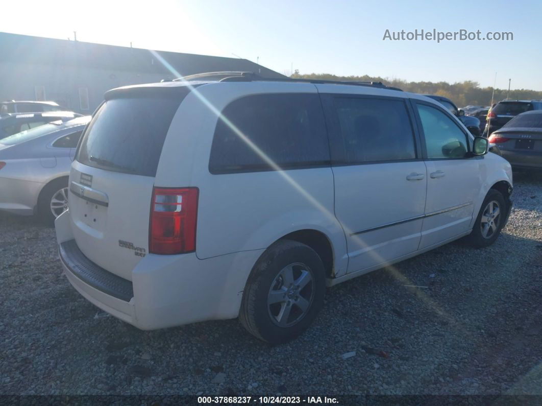 2010 Dodge Grand Caravan Sxt White vin: 2D4RN5D11AR417470