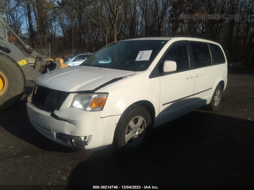 2010 Dodge Grand Caravan Sxt Белый vin: 2D4RN5D11AR489155