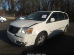 2010 Dodge Grand Caravan Sxt White vin: 2D4RN5D11AR489155