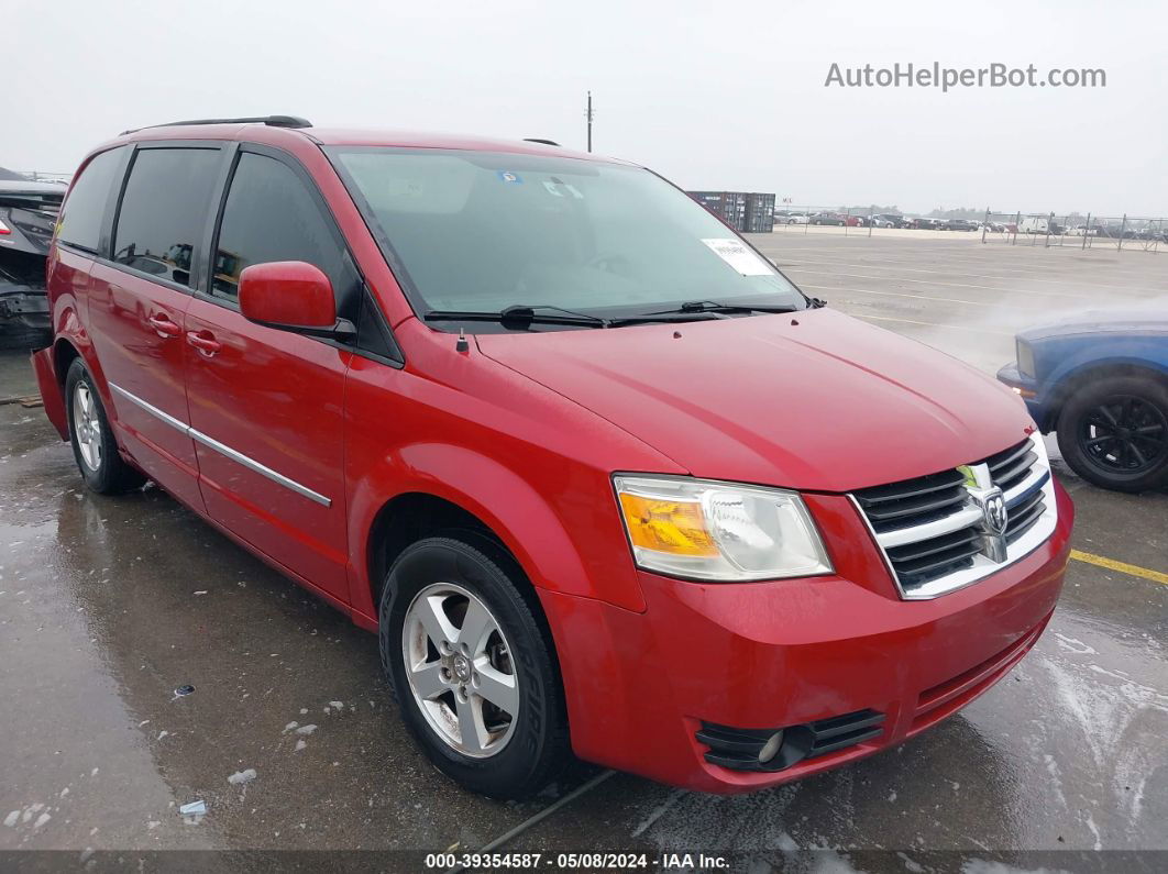 2010 Dodge Grand Caravan Sxt Red vin: 2D4RN5D12AR219268