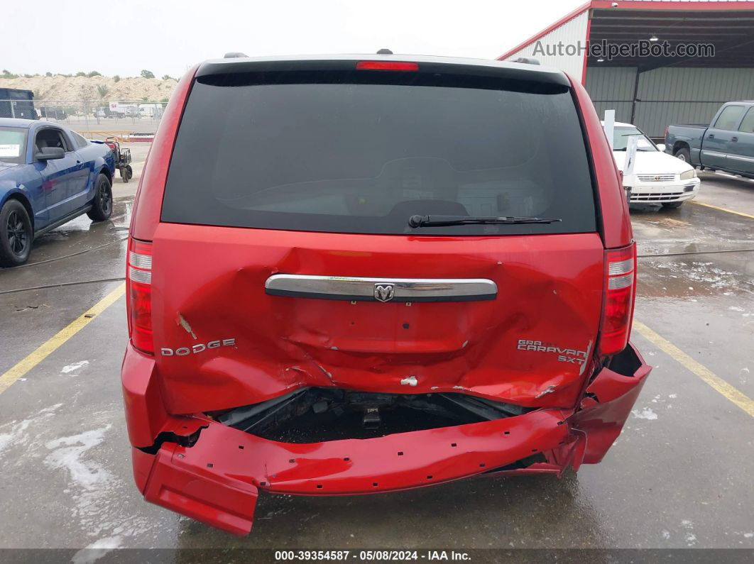 2010 Dodge Grand Caravan Sxt Red vin: 2D4RN5D12AR219268