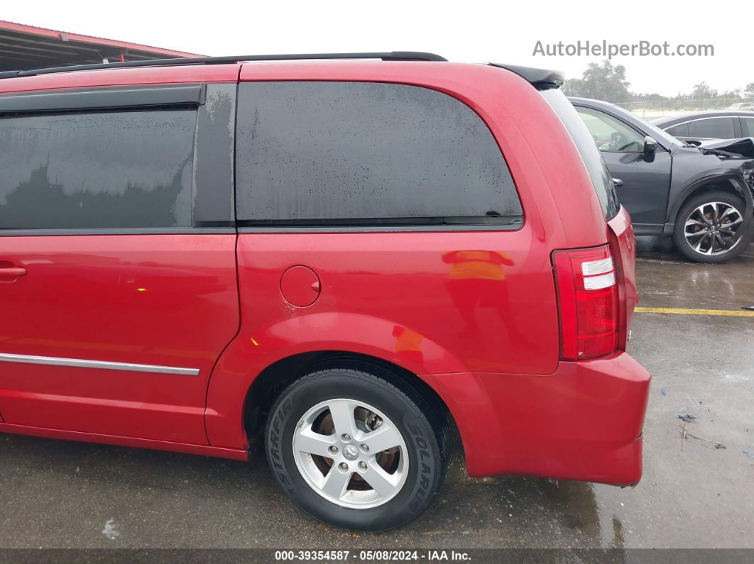 2010 Dodge Grand Caravan Sxt Красный vin: 2D4RN5D12AR219268