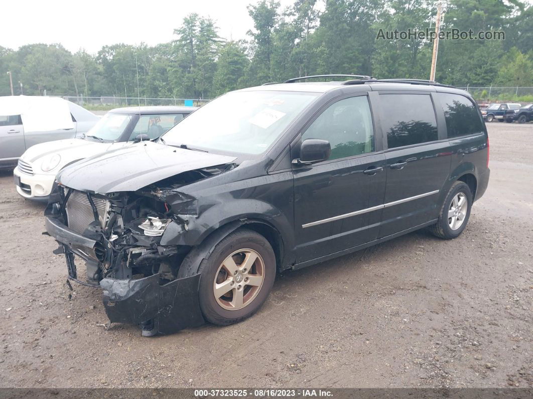 2010 Dodge Grand Caravan Sxt Black vin: 2D4RN5D12AR259981