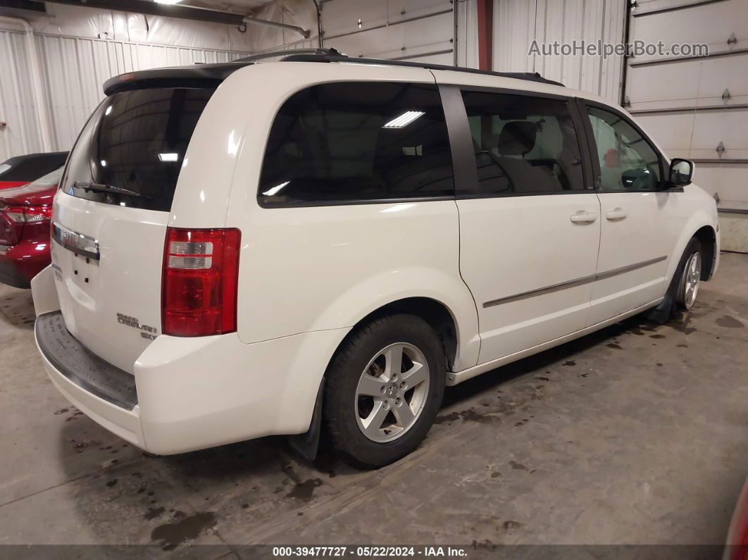 2010 Dodge Grand Caravan Sxt White vin: 2D4RN5D12AR264131