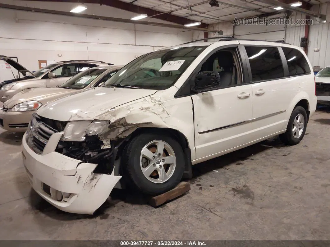 2010 Dodge Grand Caravan Sxt White vin: 2D4RN5D12AR264131