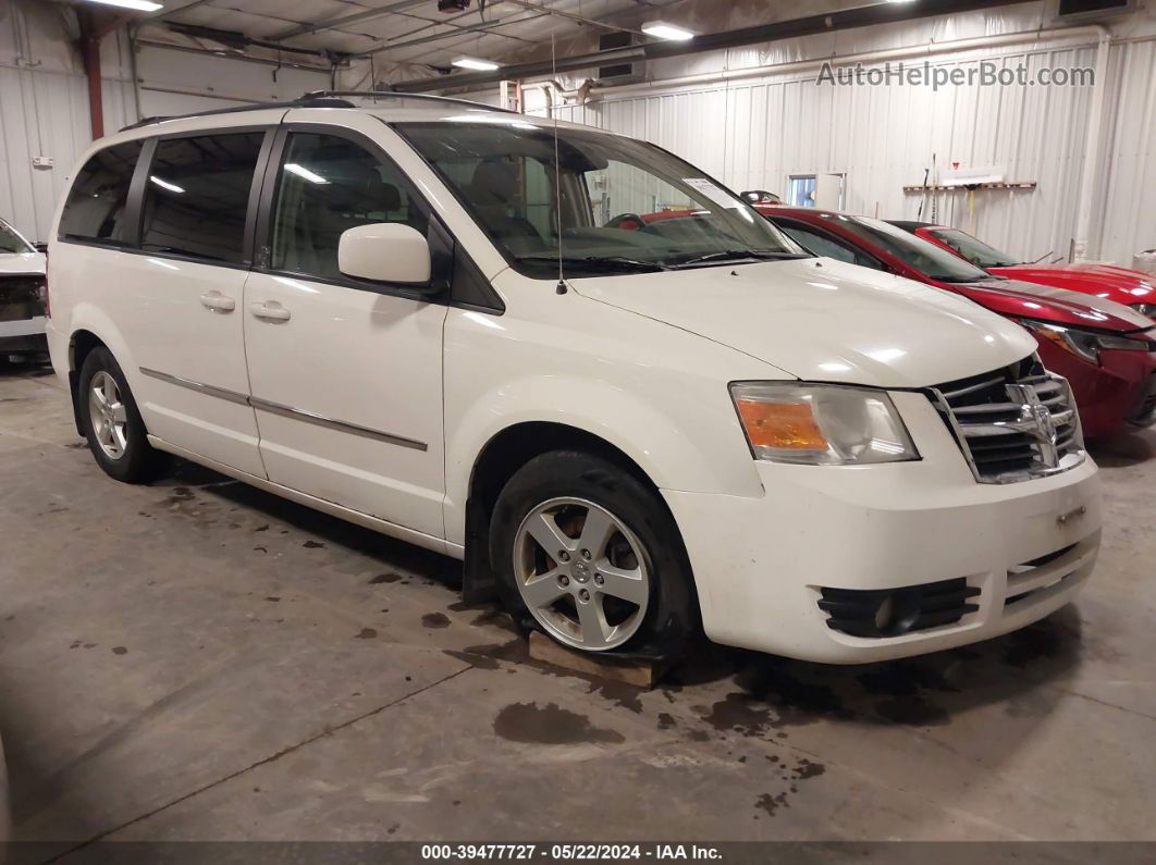 2010 Dodge Grand Caravan Sxt White vin: 2D4RN5D12AR264131