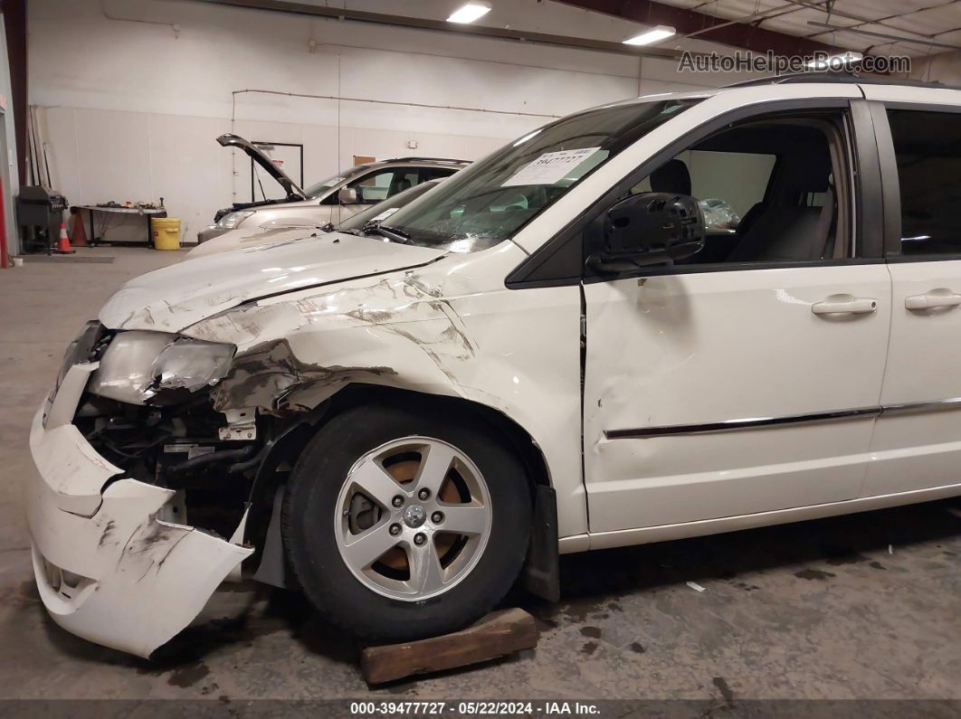 2010 Dodge Grand Caravan Sxt White vin: 2D4RN5D12AR264131