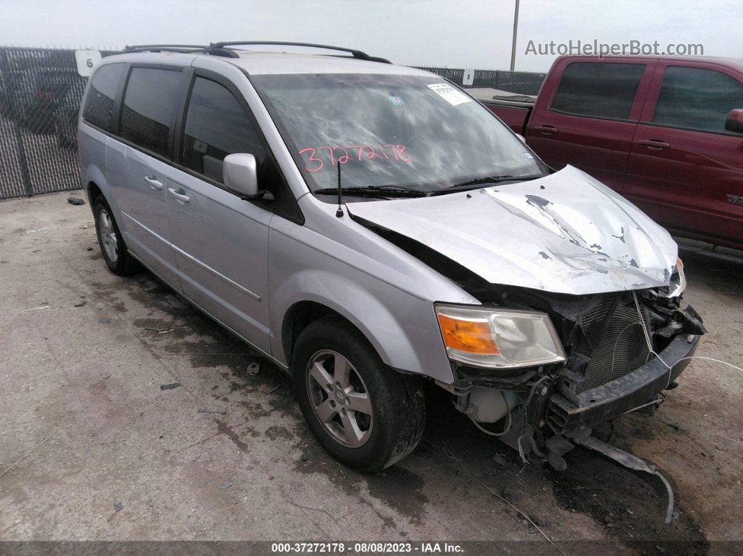 2010 Dodge Grand Caravan Sxt Silver vin: 2D4RN5D12AR403089