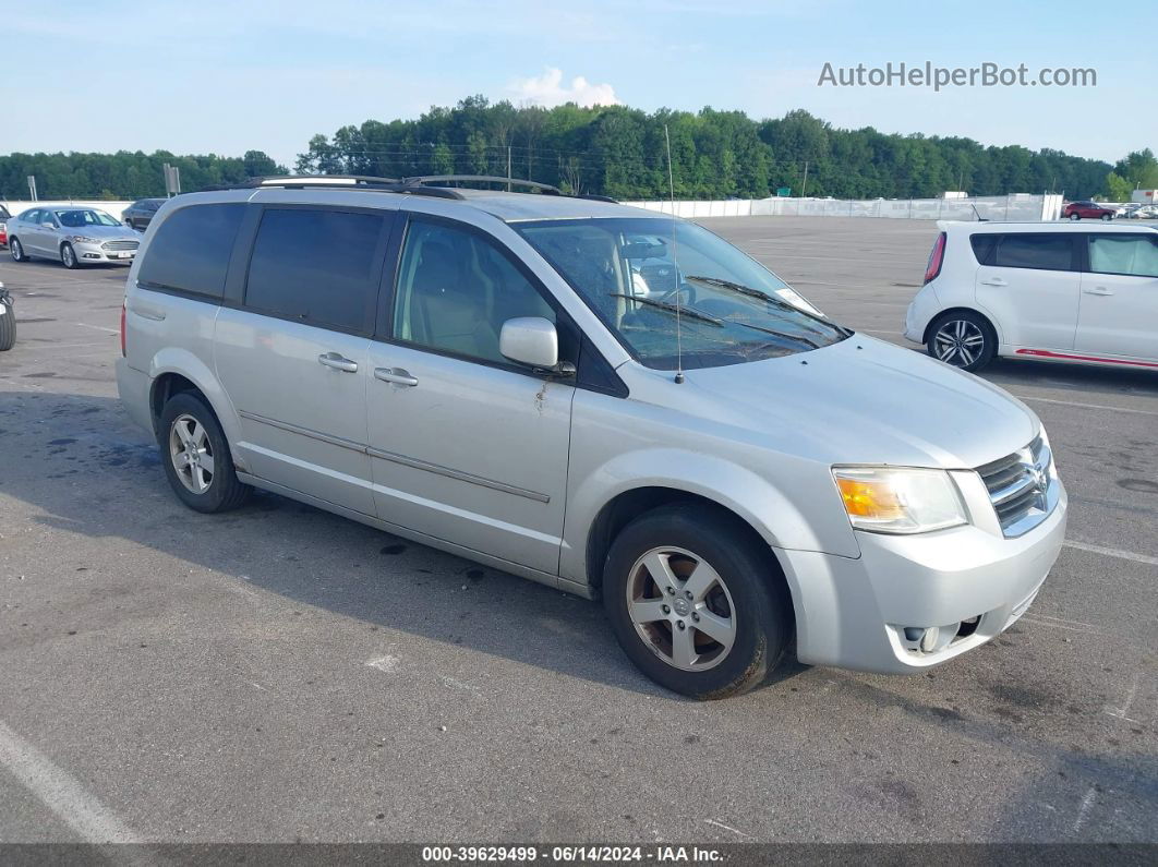 2010 Dodge Grand Caravan Sxt Silver vin: 2D4RN5D12AR444371