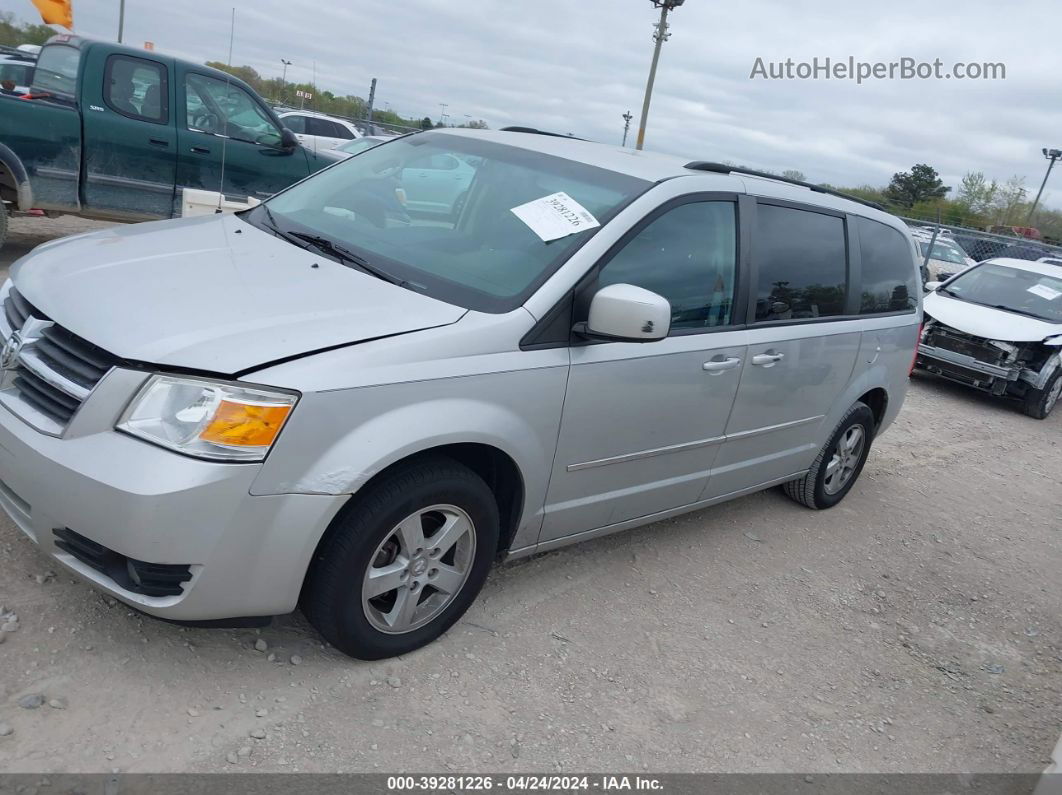 2010 Dodge Grand Caravan Sxt Silver vin: 2D4RN5D12AR458755