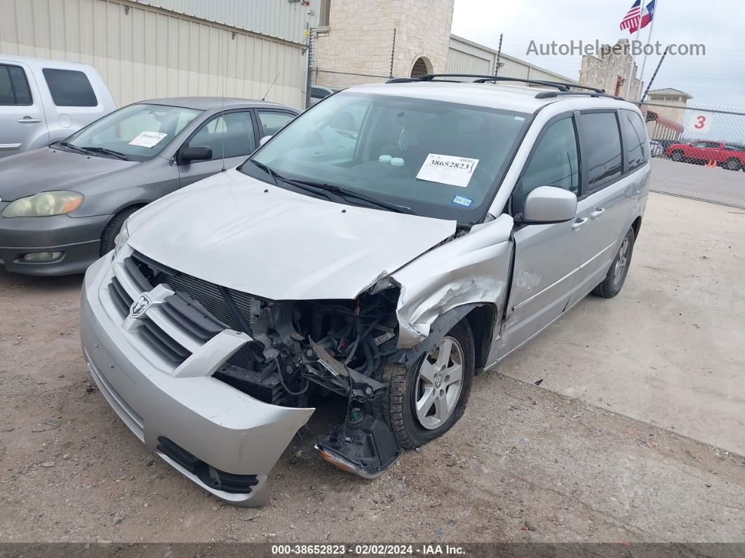 2010 Dodge Grand Caravan Sxt Silver vin: 2D4RN5D13AR434044