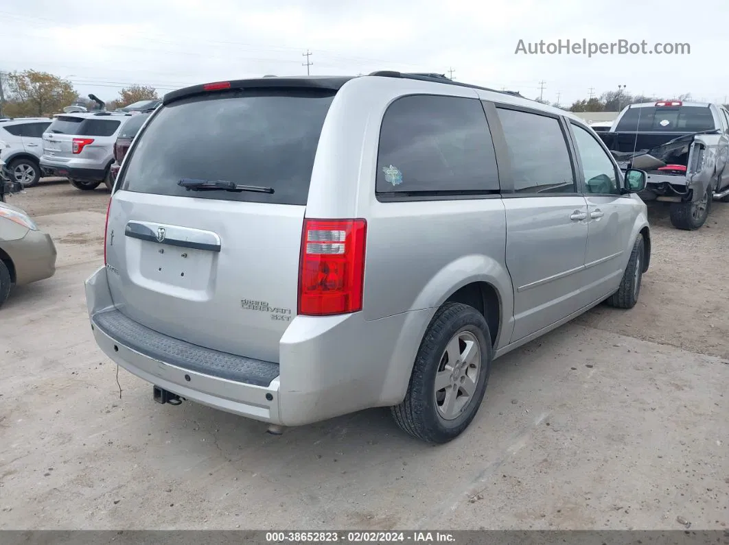 2010 Dodge Grand Caravan Sxt Silver vin: 2D4RN5D13AR434044