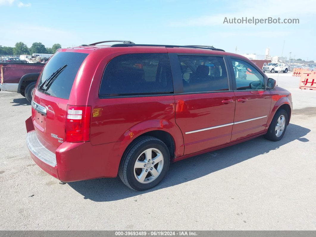 2010 Dodge Grand Caravan Sxt Red vin: 2D4RN5D14AR135291