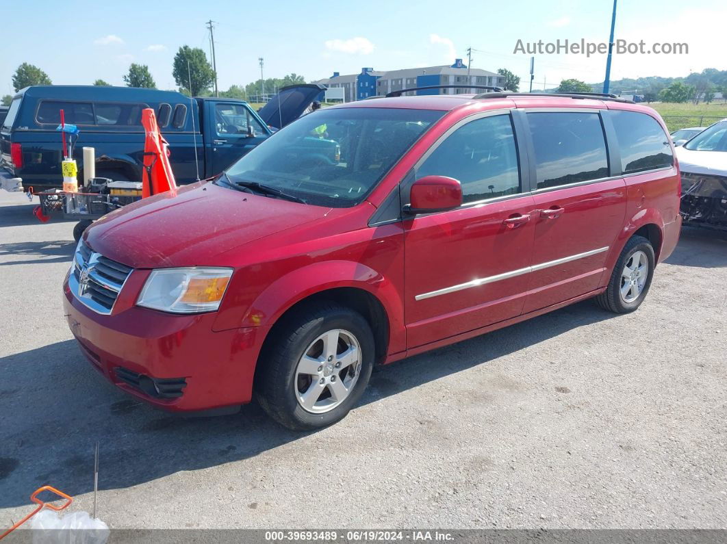 2010 Dodge Grand Caravan Sxt Red vin: 2D4RN5D14AR135291