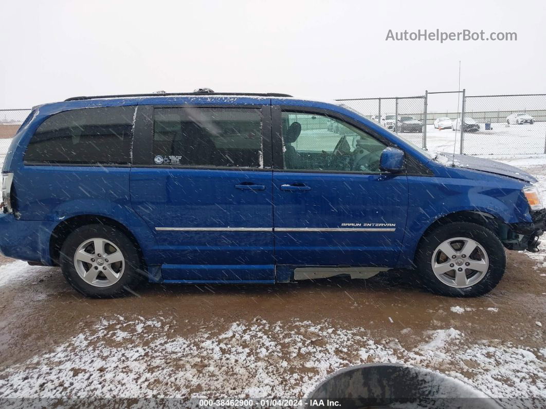 2010 Dodge Grand Caravan Sxt Синий vin: 2D4RN5D14AR210961