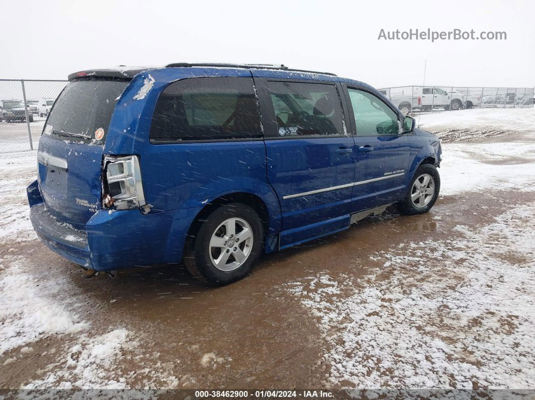 2010 Dodge Grand Caravan Sxt Синий vin: 2D4RN5D14AR210961