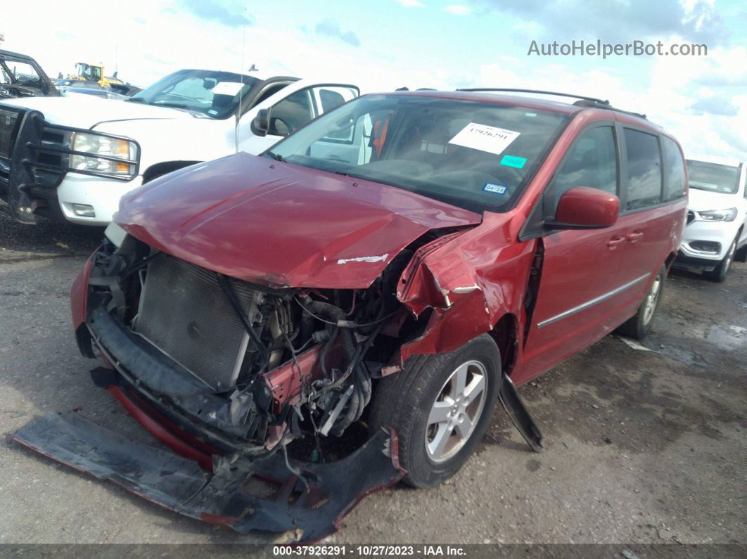 2010 Dodge Grand Caravan Sxt Red vin: 2D4RN5D15AR238039