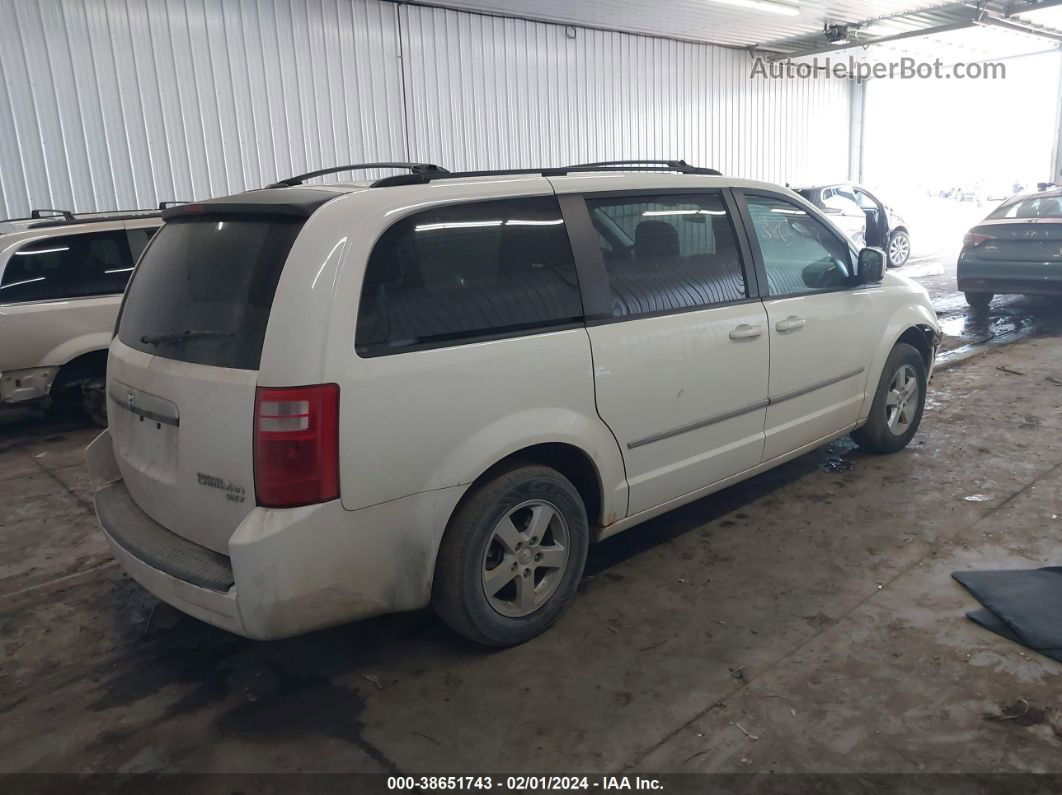 2010 Dodge Grand Caravan Sxt White vin: 2D4RN5D15AR316710