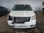 2010 Dodge Grand Caravan Sxt White vin: 2D4RN5D15AR316710