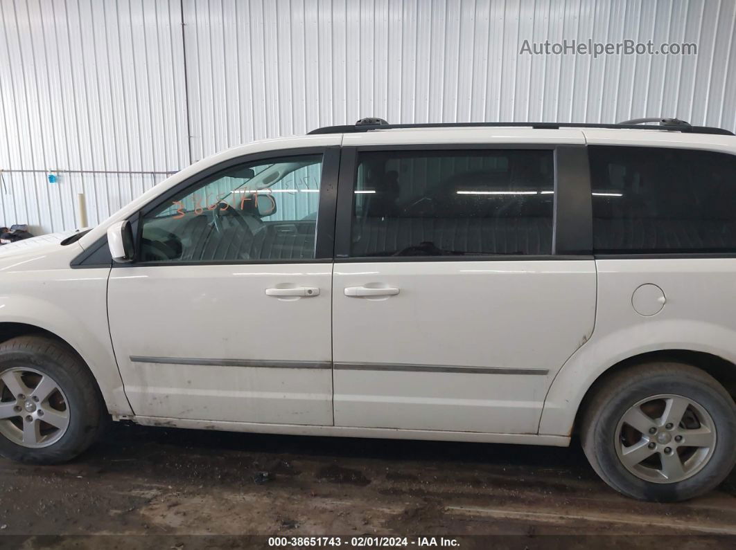 2010 Dodge Grand Caravan Sxt White vin: 2D4RN5D15AR316710