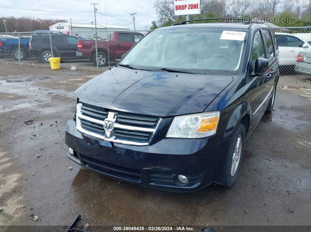 2010 Dodge Grand Caravan Sxt Dark Blue vin: 2D4RN5D15AR389074