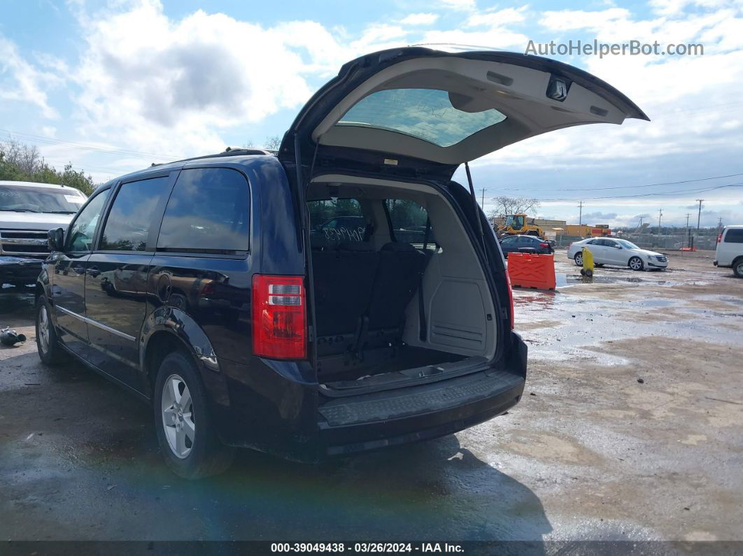 2010 Dodge Grand Caravan Sxt Dark Blue vin: 2D4RN5D15AR389074