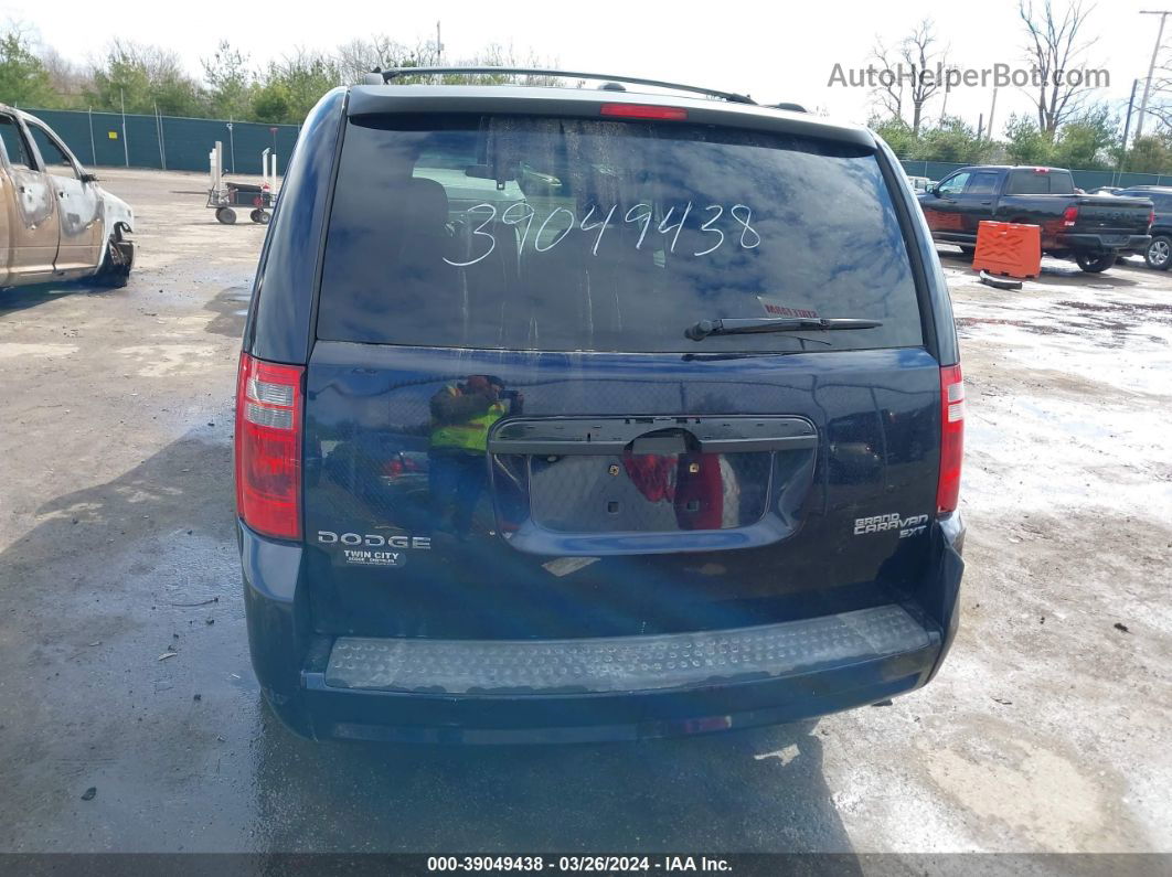 2010 Dodge Grand Caravan Sxt Dark Blue vin: 2D4RN5D15AR389074