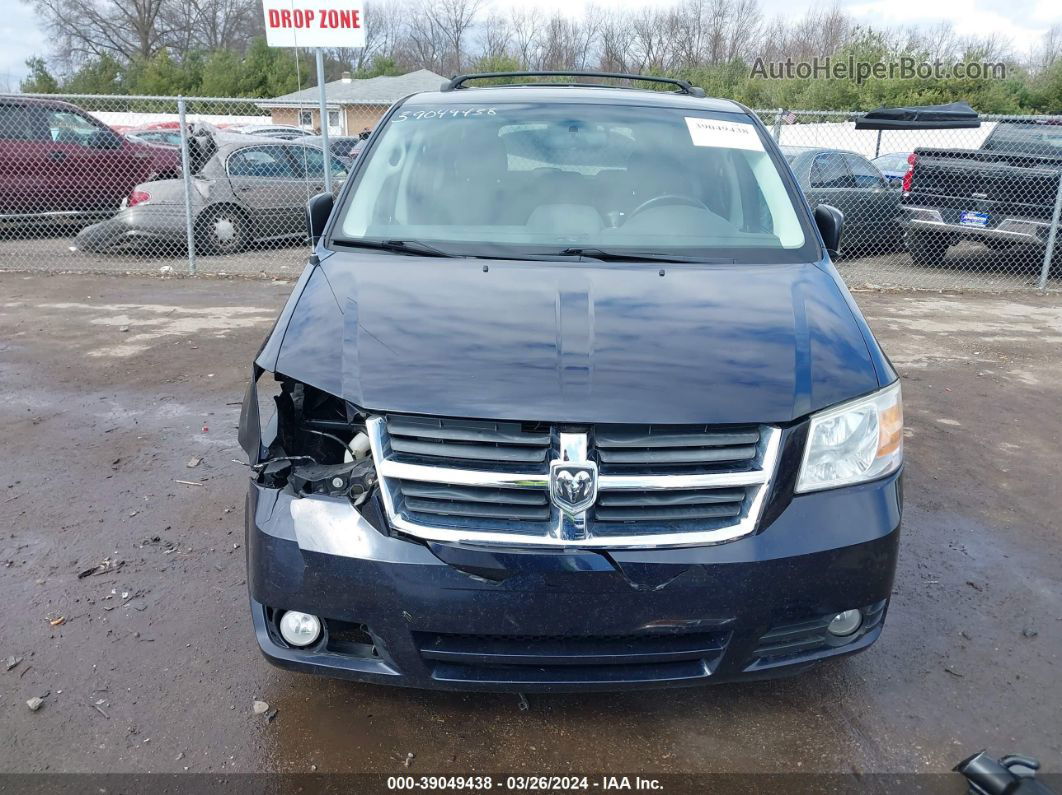 2010 Dodge Grand Caravan Sxt Dark Blue vin: 2D4RN5D15AR389074