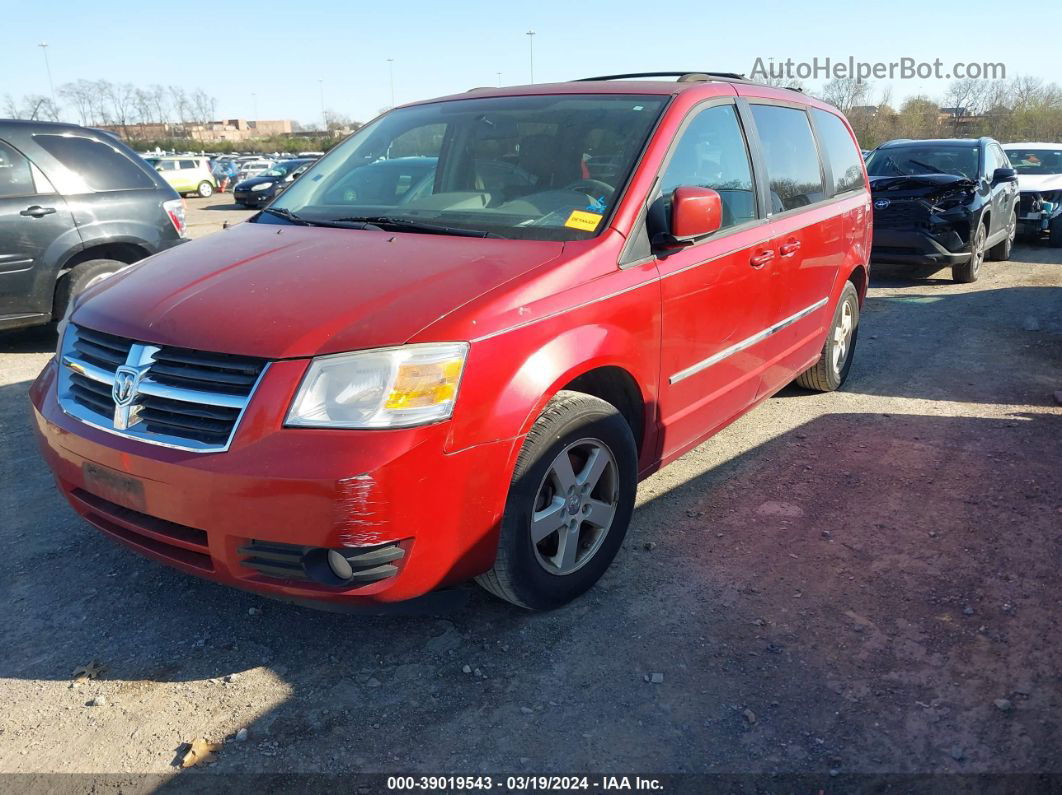 2010 Dodge Grand Caravan Sxt Красный vin: 2D4RN5D16AR174691