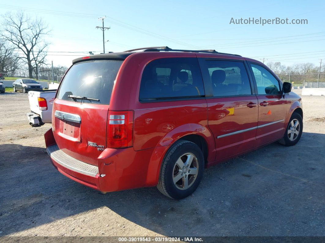 2010 Dodge Grand Caravan Sxt Красный vin: 2D4RN5D16AR174691