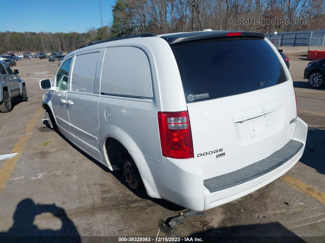 2010 Dodge Grand Caravan Sxt White vin: 2D4RN5D17AR175025