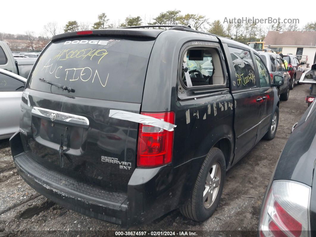 2010 Dodge Grand Caravan Sxt Black vin: 2D4RN5D17AR216317