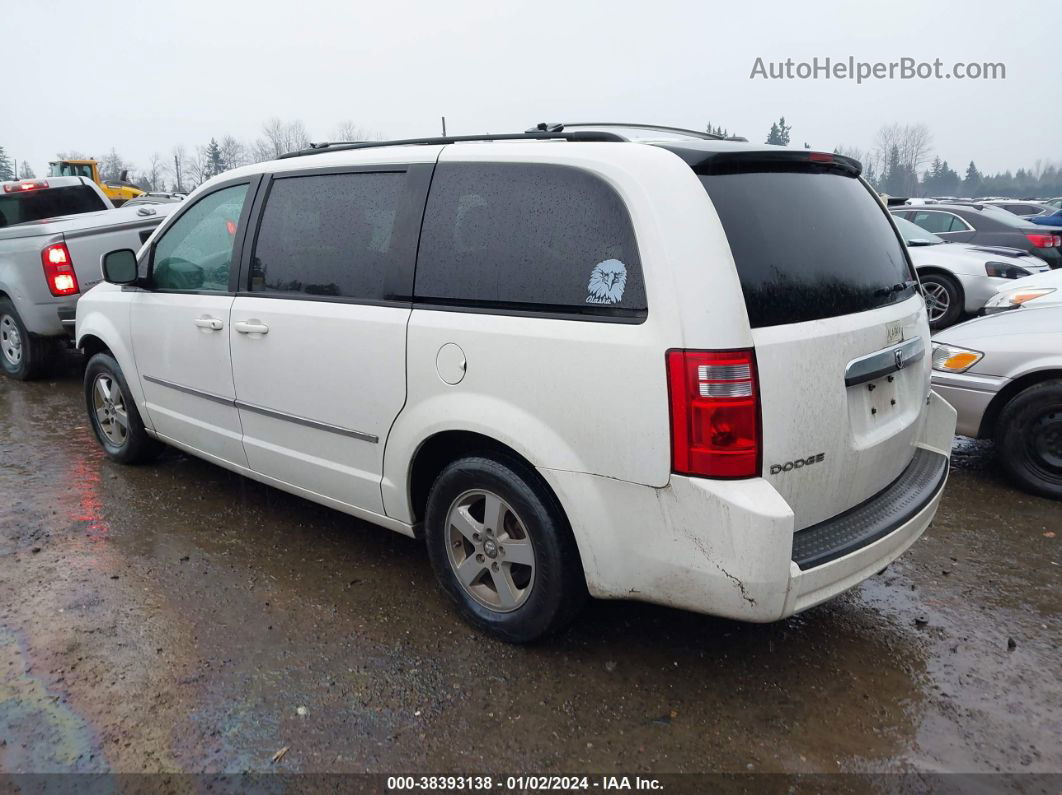 2010 Dodge Grand Caravan Sxt White vin: 2D4RN5D17AR440400